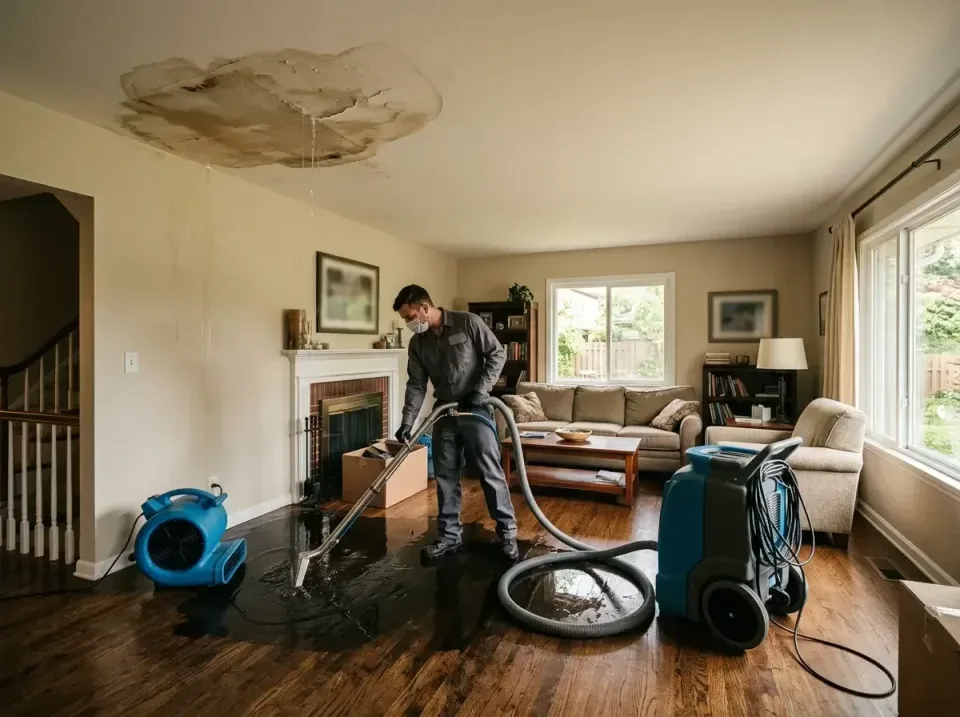 attic-pipe-burst-ceiling-drip-008 — frequently asked questions, Water Damage Restoration & Carpet Care in Foley, AL